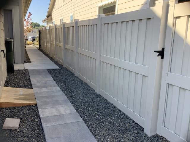 Meridian, ID -
We recently completed a new vinyl fence in Meridian that will enhance the beauty of their home. Meridian, ID -
We recently completed a new vinyl fence in Meridian that will enhance the beauty of their home.