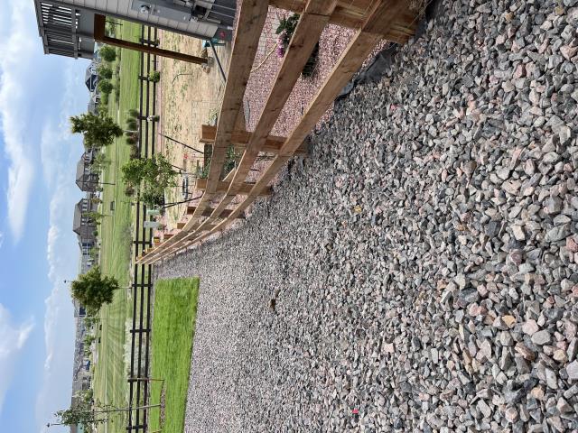 The crew did an amazing job with this three rail ranch style fence in Thorton CO.  Met the HOA requirements for style, color and cedar material.