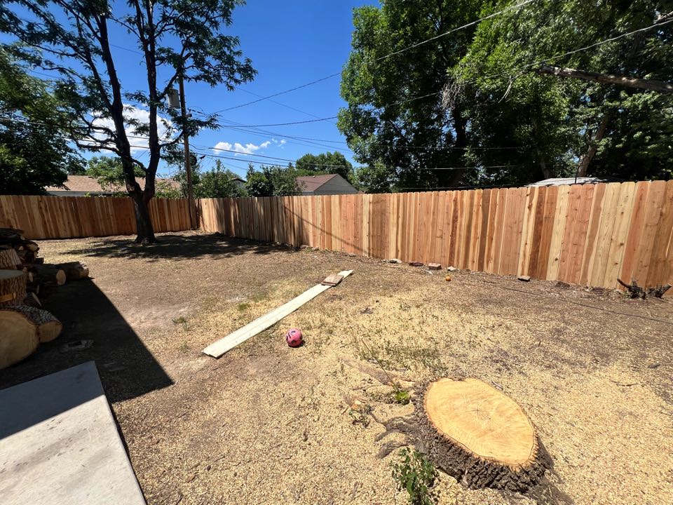 Westminster, CO - We completed a 6 high cedar privacy fence in Westminster Colorado for this young family looking to secure their backyard for not only their kids but their dogs too. We added a gate to access the walking green belt behind their house so now they can enjoy family walks with ease. Westminster, CO - We completed a 6 high cedar privacy fence in Westminster Colorado for this young family looking to secure their backyard for not only their kids but their dogs too. We added a gate to access the walking green belt behind their house so now they can enjoy family walks with ease.