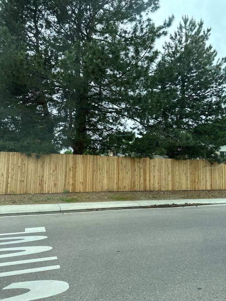 Centennial, CO - Top Rail Fence in Centennial, CO doing estimates for cedar privacy fencing. Centennial, CO - Top Rail Fence in Centennial, CO doing estimates for cedar privacy fencing.