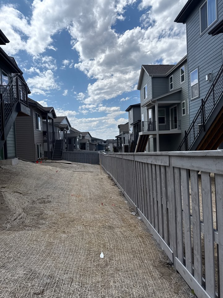 Lone Tree, CO - Top Rail Fence doing more estimates for HOA approved stained cedar shadow box fencing in new home communities in Lone Tree, CO. Lone Tree, CO - Top Rail Fence doing more estimates for HOA approved stained cedar shadow box fencing in new home communities in Lone Tree, CO.