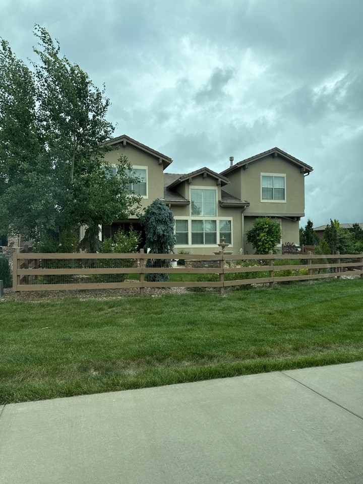 Castle Rock, CO - Top Rail Fence in Castle Rock, CO doing estimates for ranch rail cedar fencing. Castle Rock, CO - Top Rail Fence in Castle Rock, CO doing estimates for ranch rail cedar fencing.